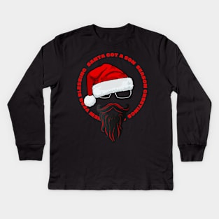 Christmas Son Of Santa Kids Long Sleeve T-Shirt